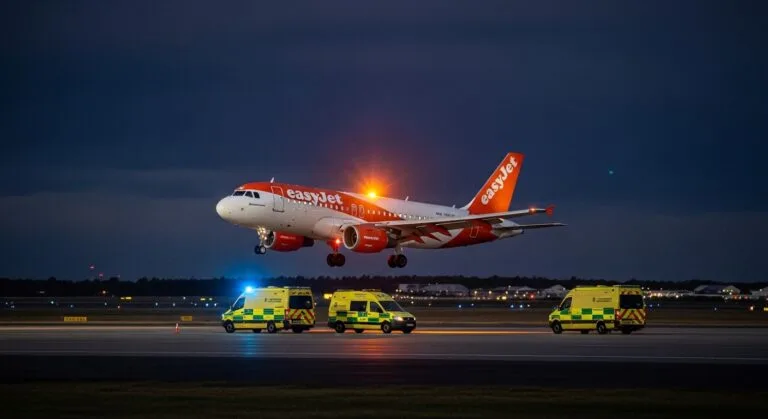 EasyJet Flight U2238 Emergency Landing Newcastle EasyJet Flight U2238 Emergency Landing Newcastle