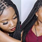How a Knotless Braided Wig Looks with Finger Wave Detail