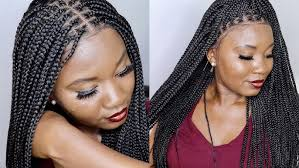 How a Knotless Braided Wig Looks with Finger Wave Detail