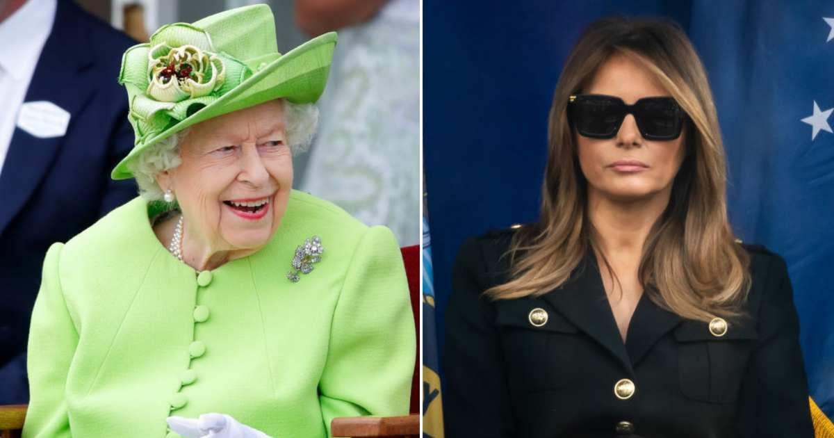 queen elizabeth secretly mocked melania trump as silent and remote
