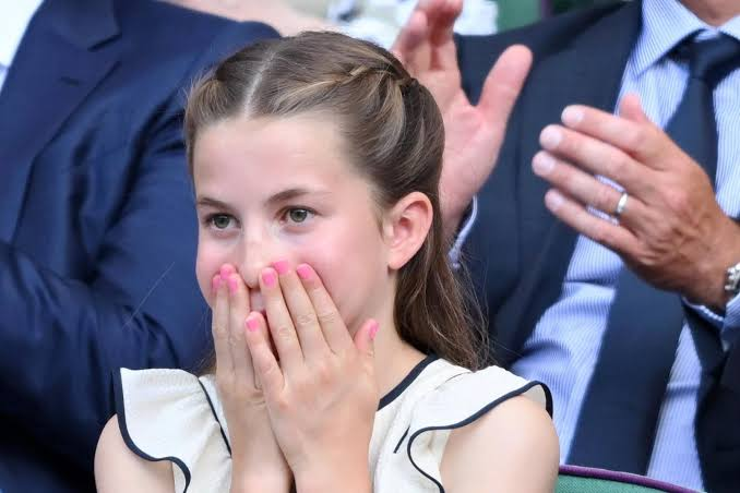 princess charlotte debuted blue nail polish in a new photo princess charlotte debuted blue nail polish in a new photo